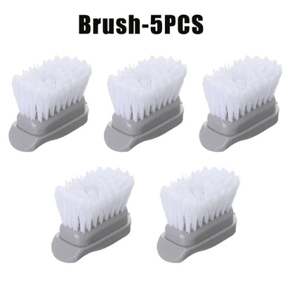 Soap Dispensing Kitchen Sponge Brush Long Handle Press Type Scrubber