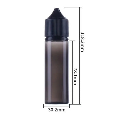 Portable Oil Filling Bottles 10-100ml PET Pointed Squeezable Dropper