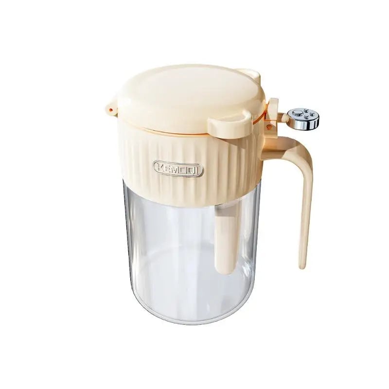 Glass Salt Shaker with Spoon - Moisture-Proof Seasoning Storage Jar