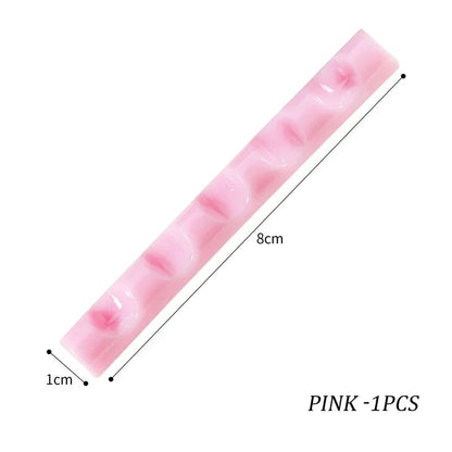 5-Grid Nail Art Brush Holder Stand - Professional Display Organizer