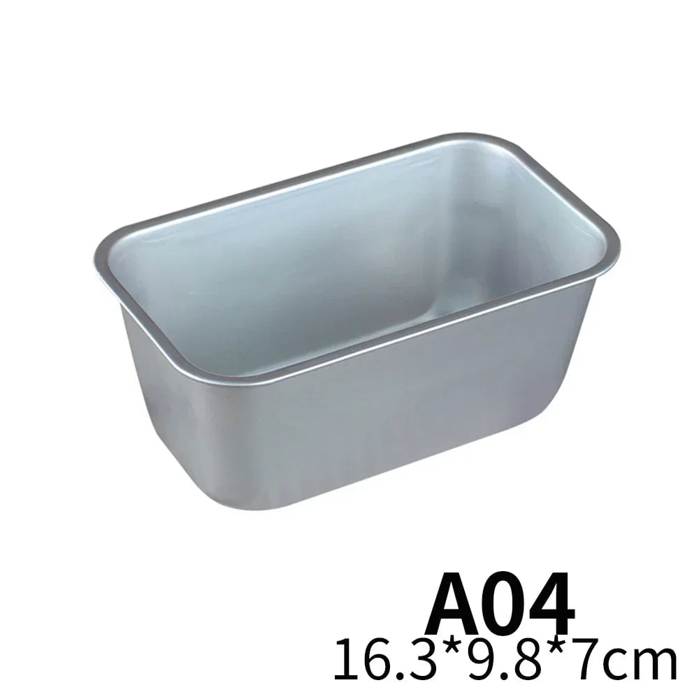 5-Size Non-Stick Aluminium Loaf Pan Set Rectangle Baking Molds