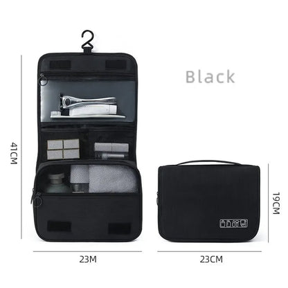 Oxford Fabric Waterproof Hanging Travel Toiletry Organizer Bag