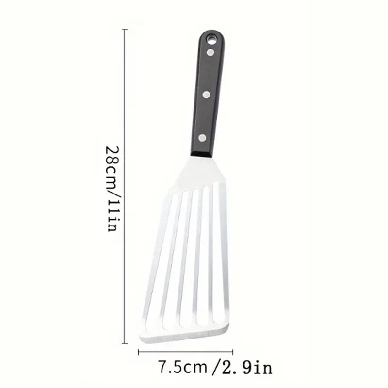 Stainless Steel Fish Spatula with Drainage Holes - Frying Turner