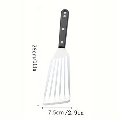 Stainless Steel Fish Spatula with Drainage Holes - Frying Turner
