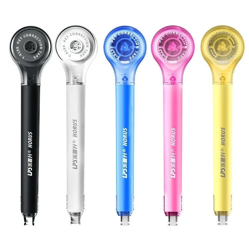 6m Pen-Shaped Correction Tape - Kawaii Macaron Colors Comfortable Grip