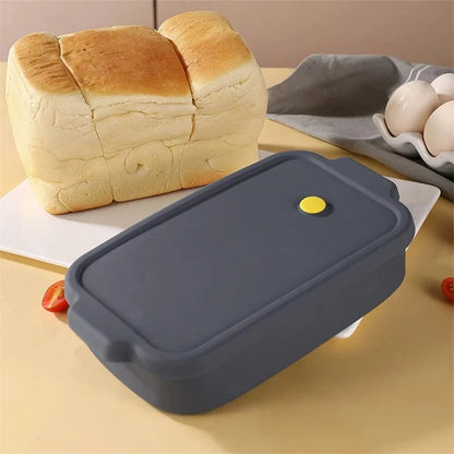 Silicone Bread Baking Mold - Non-Stick Toast Loaf Pan Kitchen