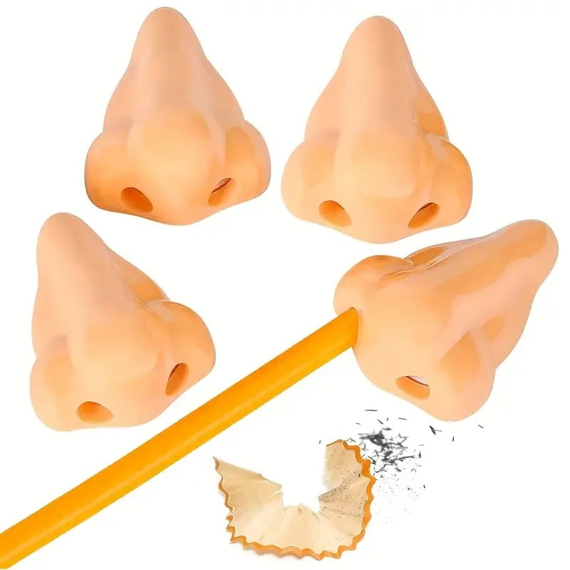Nose-Shaped Pencil Sharpeners 1-12pcs Creative School Supply Set
