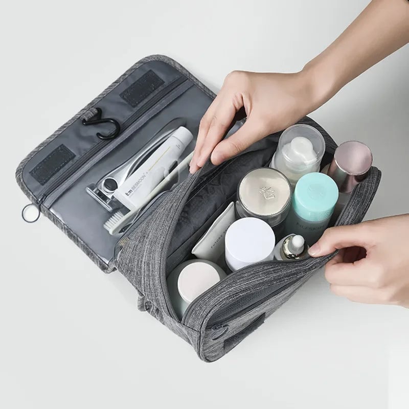 Oxford Fabric Waterproof Hanging Travel Toiletry Organizer Bag