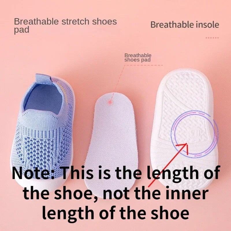 Breathable Knitted Slip-On Sneakers - Toddler Boys Girls Shoes