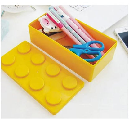 Building Blocks Storage Box - Desktop Organizer for Makeup Jewelry