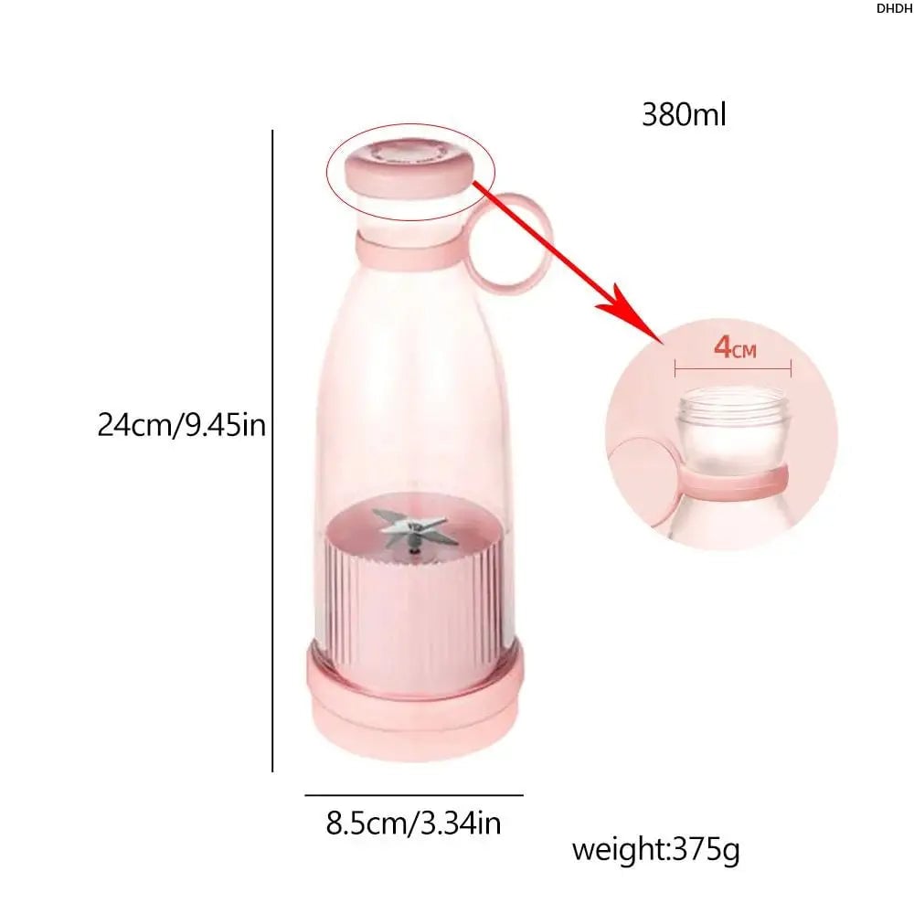 6-Blade USB Rechargeable Mini Portable Blender for Smoothies