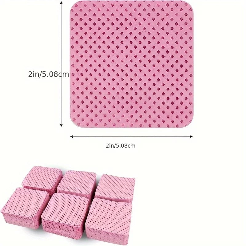 Velvet Free Nail Wipes 50pk Gel Polish Remover White Pink