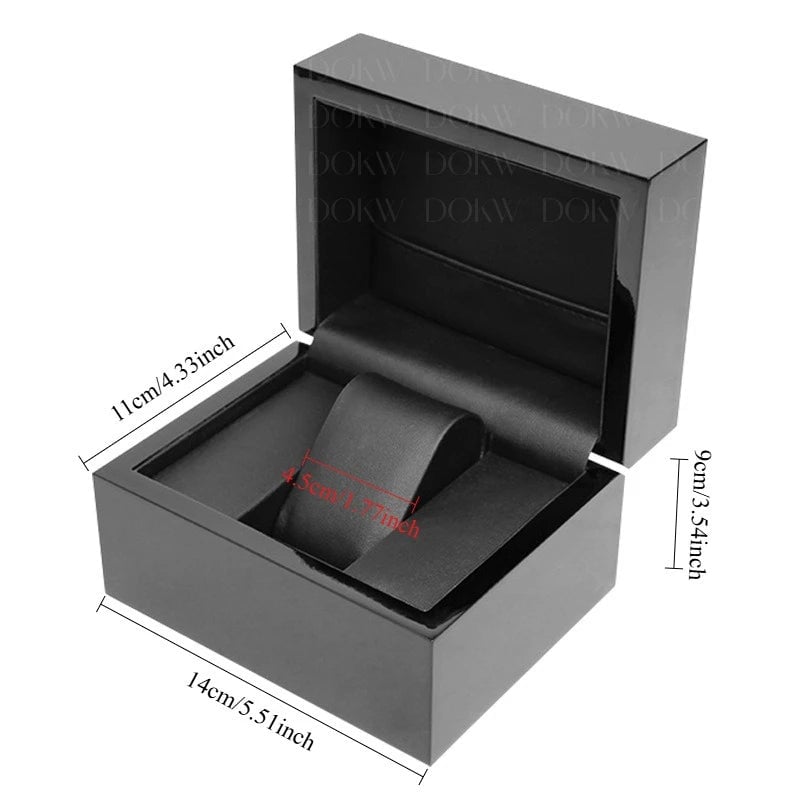 Luxury Wood Watch Storage Box 1-12 Grid Organizer Display Case