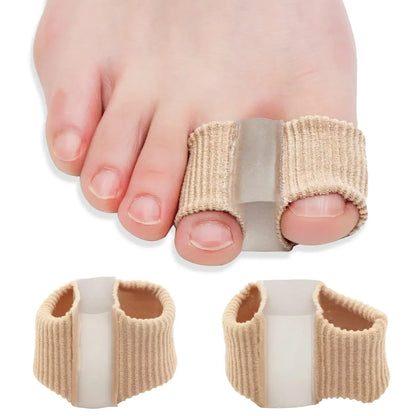 Gel Bunion Toe Separator with Fabric Lining - Silicone Spacer