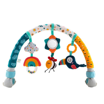 Adjustable Baby Stroller Arch Toy - Clip-On Crib Mobile Hanging Bell