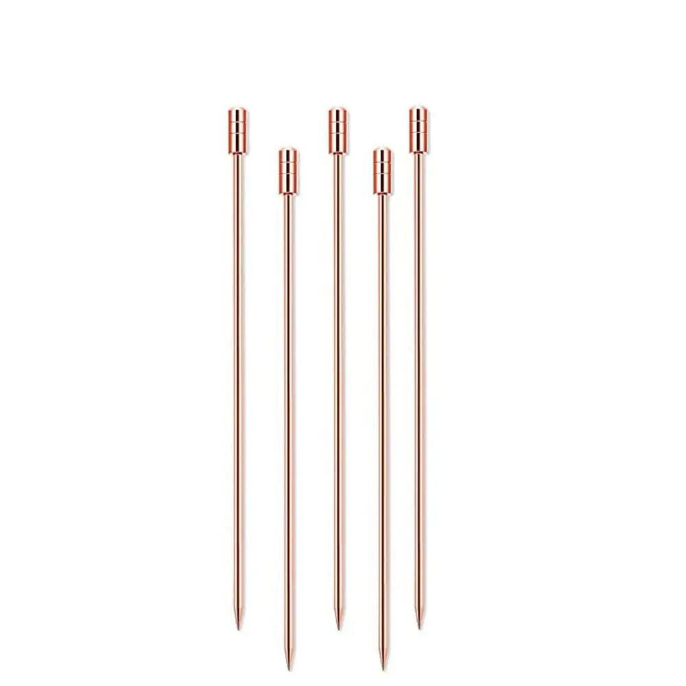 Stainless Steel Cocktail Picks - Reusable Fruit Forks Bar Tools