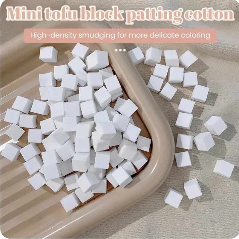 150pcs Sponge Gradient Nail Art Stamper Gel Polish Brush Tool Set