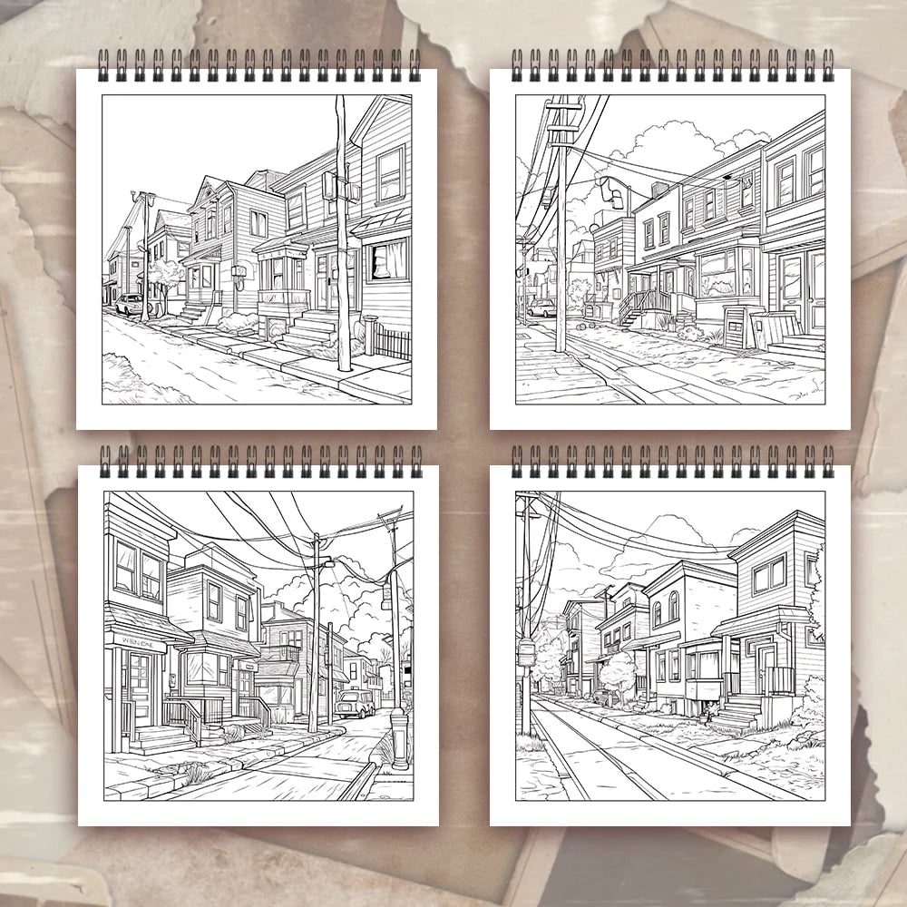 Adult Coloring Book 30 Sheets 8.3x8.3 Spiral Bound Women's Drawing