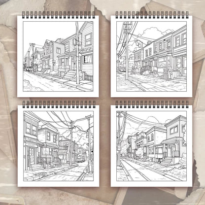 Adult Coloring Book 30 Sheets 8.3x8.3 Spiral Bound Women's Drawing