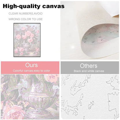 Custom Photo Paint by Numbers Kit Couples Travel Memory DIY Wall Art