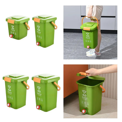 Kitchen Countertop Compost Bin - Easy Clean Modern Design Bucket