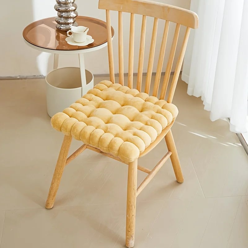 Large Biscuit Plush Cushion - Soft Cookie Shape Pillow Seat Pad