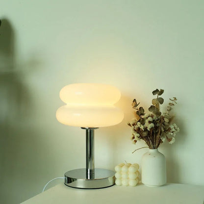 Macaron Glass Table Lamp - Trichromatic Dimming Eye Protection Light