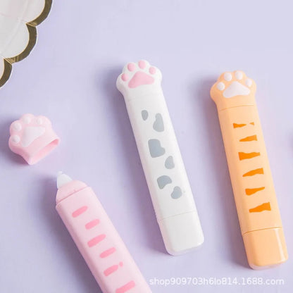 5mm Cat Claw Correction Tape School Supplies Set with Glue Dots
