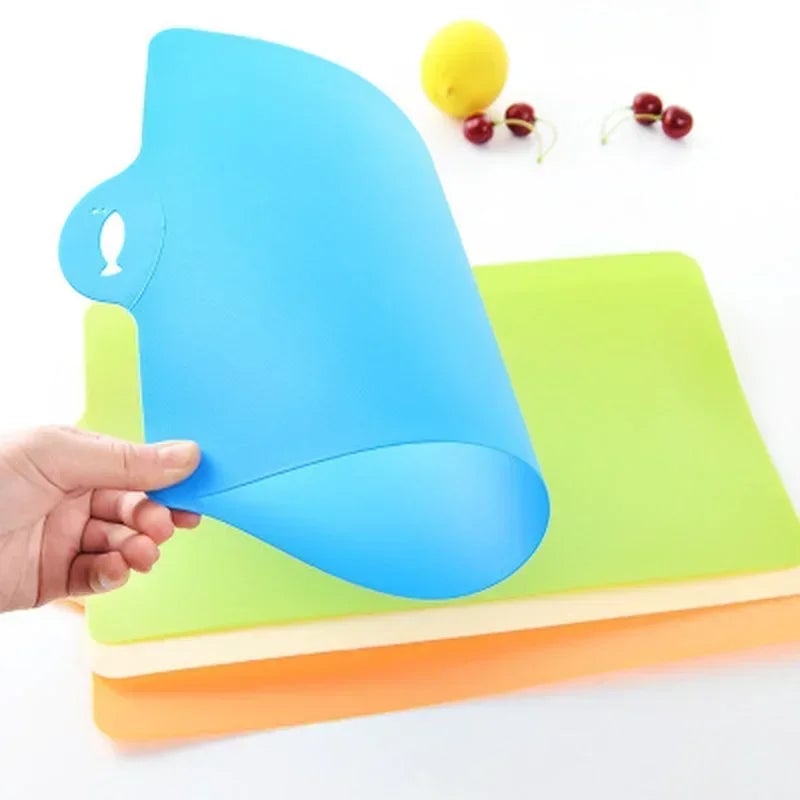 Small Flexible Plastic Cutting Board - Kitchen Chopping & Slicing
