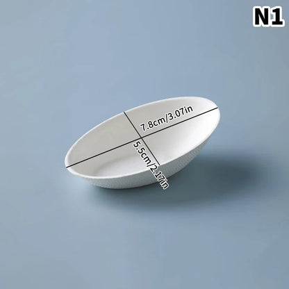 50 Pcs Water Drop Disposable Paper Dessert Plates High-Quality Trays