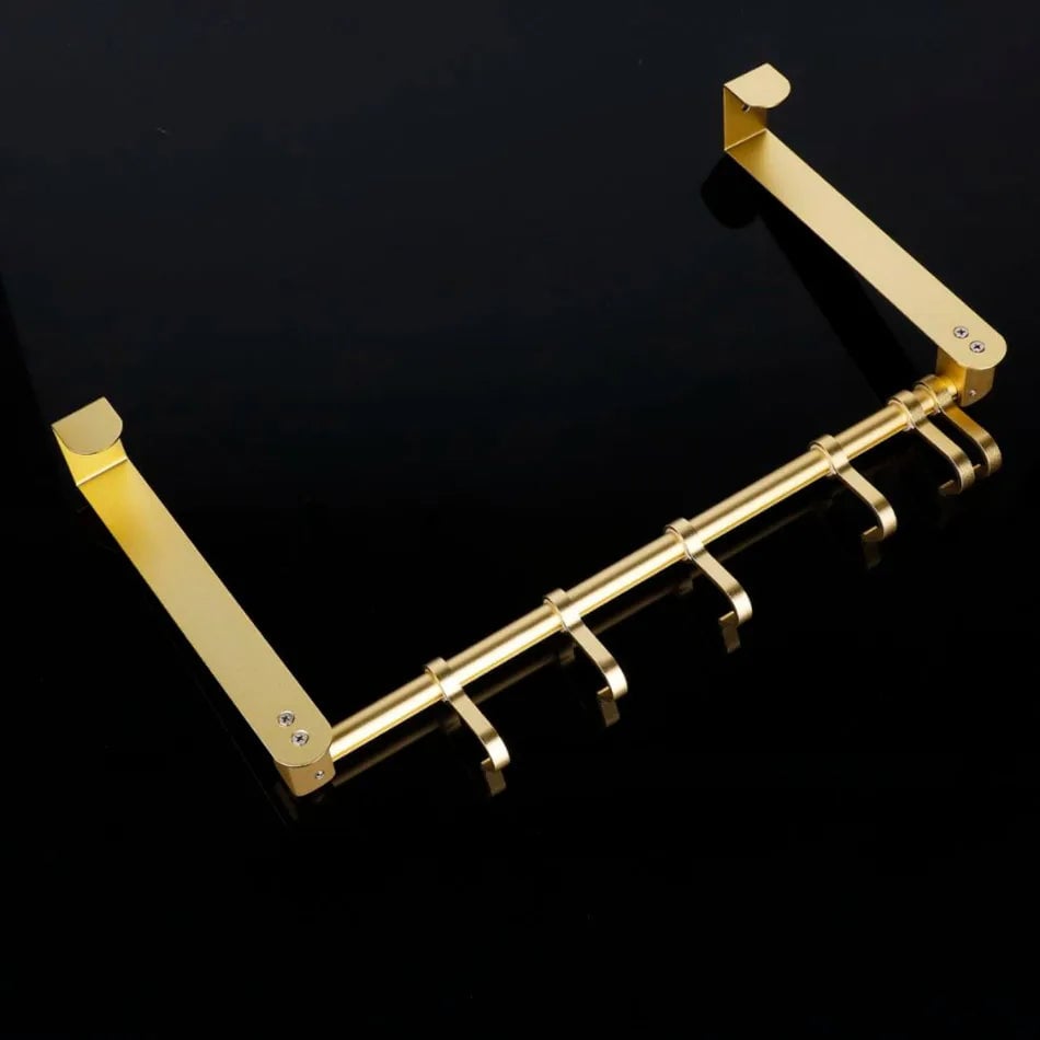 Premium Aluminum Door Hook - Matte Gold/Black/Silver Bathroom Robe