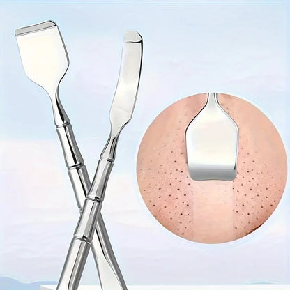 Double-Ended Blackhead Remover Tool - Facial Pore Cleanser & Exfoliator