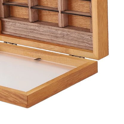Miniature Wooden Bookshelf Display - Stress Relief Decorative Book Box