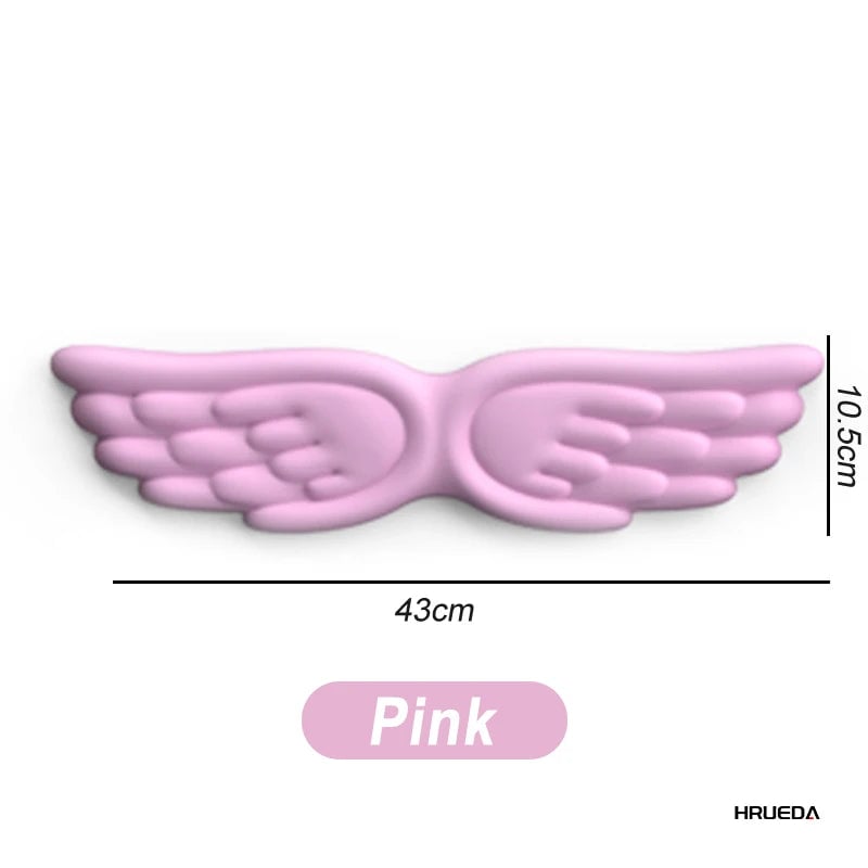 Memory Foam Ergonomic Keyboard Mouse Wrist Rest Pad Set Angel Wing