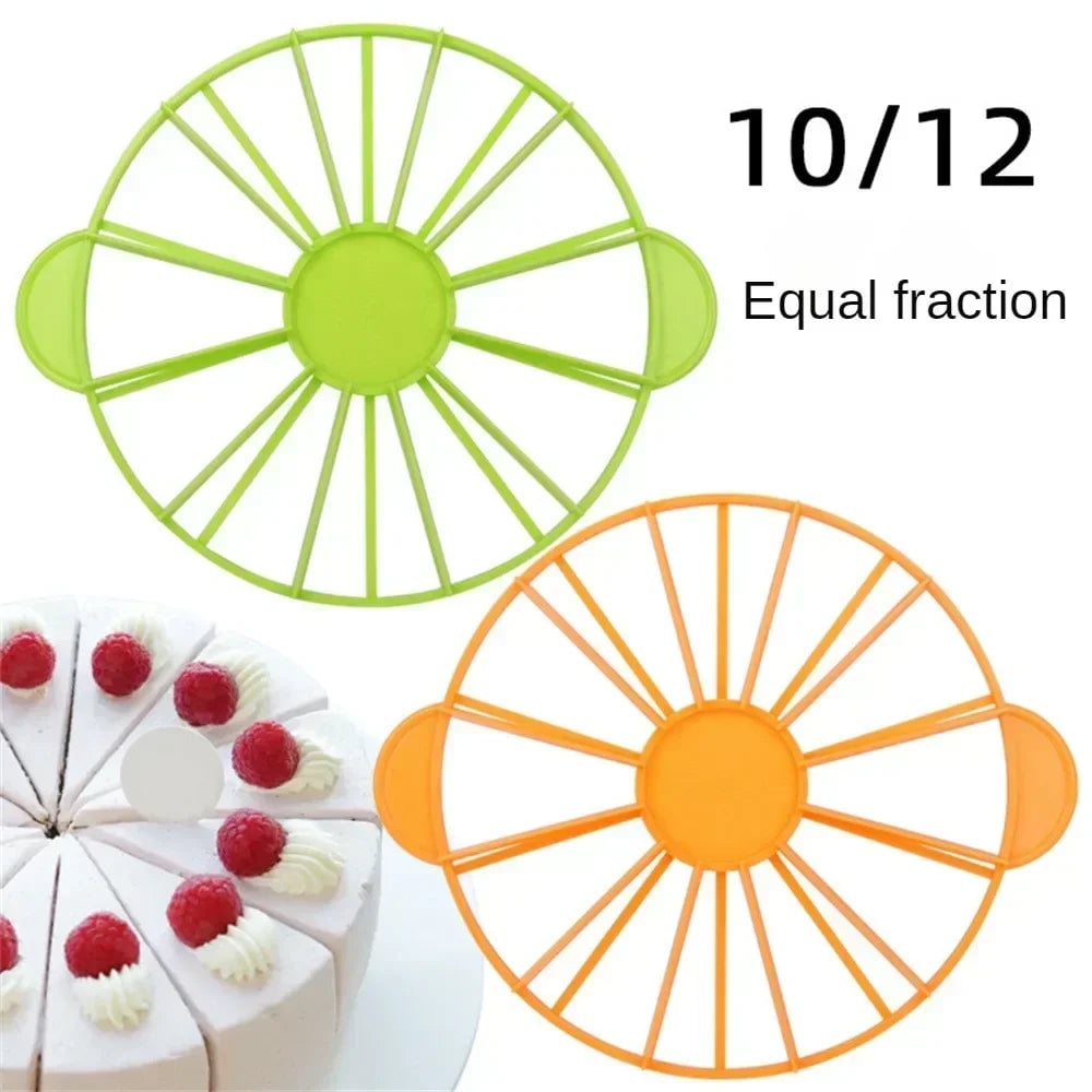 Round Cake Portion Cutter - Equal Slice Divider Marker Tool