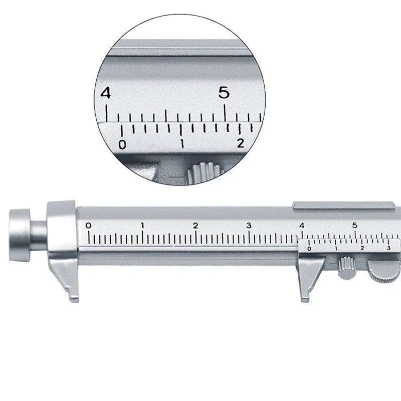 Multifunction Caliper Pen 0.5mm - Vernier Measuring Tool Ballpoint