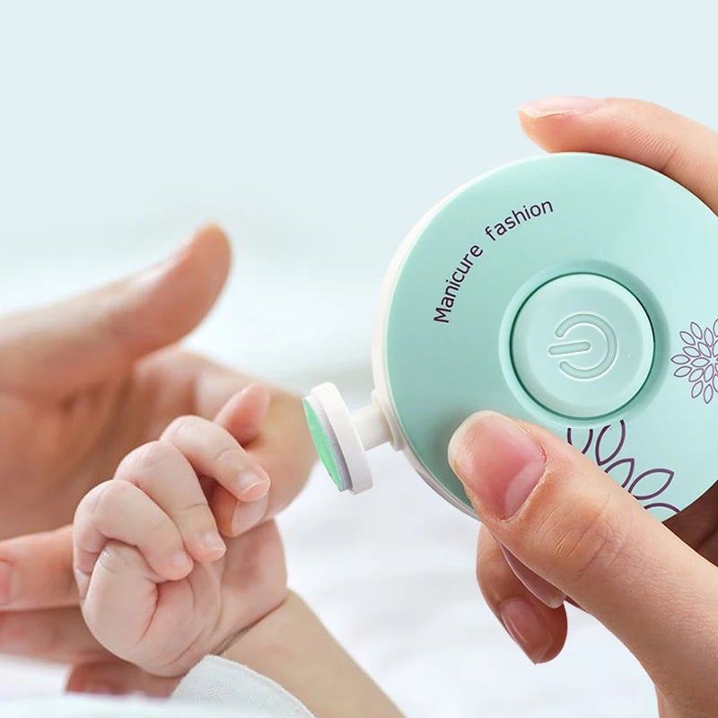 Electric Baby Nail Trimmer 6-in-1 Hygiene Kit Infant Manicure Set