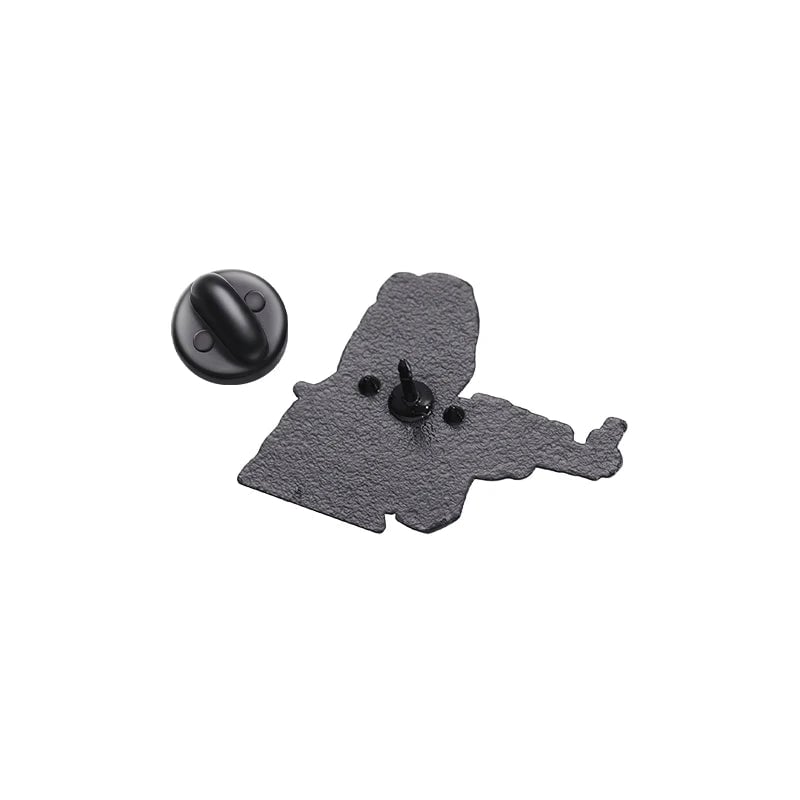Frog And Gun Enamel Pin - Custom Cartoon Animal Lapel Badge Brooch