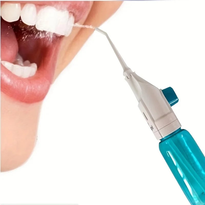 Portable High Pressure Water Dental Irrigator Manual Teeth Cleaning