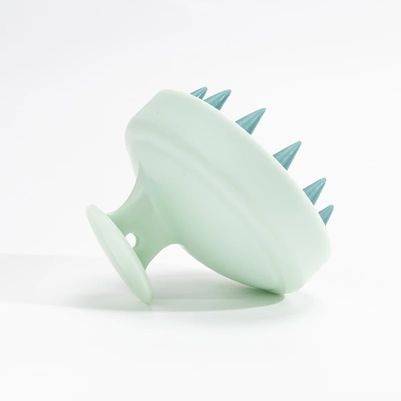 Silicone Scalp Massage Brush - Shampoo Hair Massager with Handle