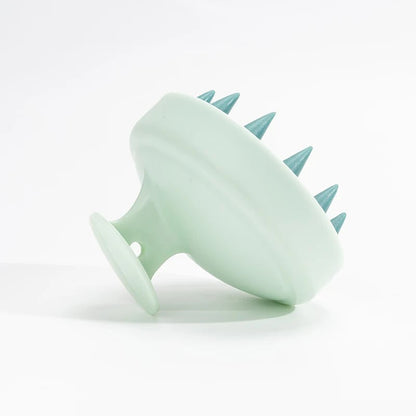 Silicone Scalp Massage Brush - Shampoo Hair Massager with Handle