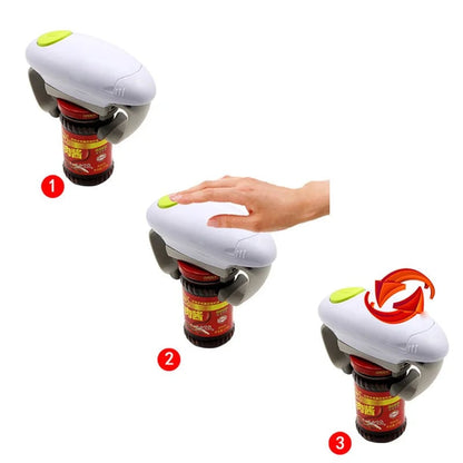 Electric Automatic Jar Opener - Multi-Function Can & Bottle Opener