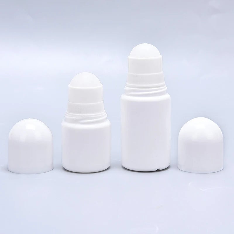 5Pcs 30/50ML Roller Bottles Set - Portable Plastic Essential Oil