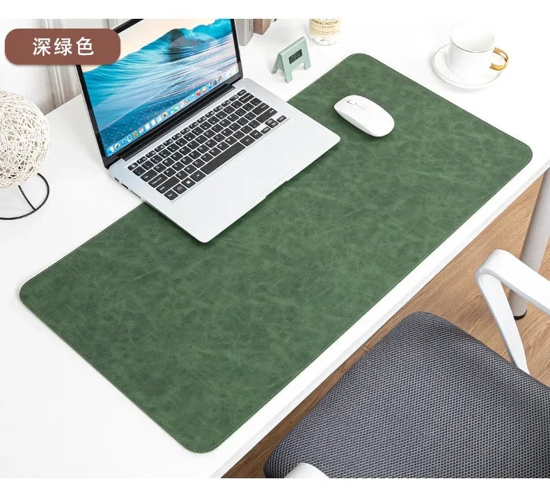 Large Waterproof PU Leather Desk Pad - Non-slip Mouse Mat Cover