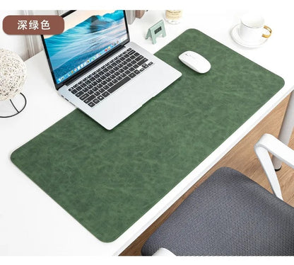 Large Waterproof PU Leather Desk Pad - Non-slip Mouse Mat Cover