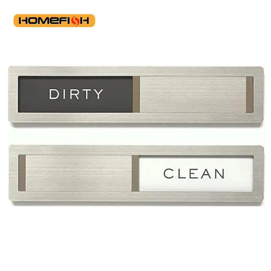 Premium Stainless Steel Dishwasher Clean Dirty Magnet Black White