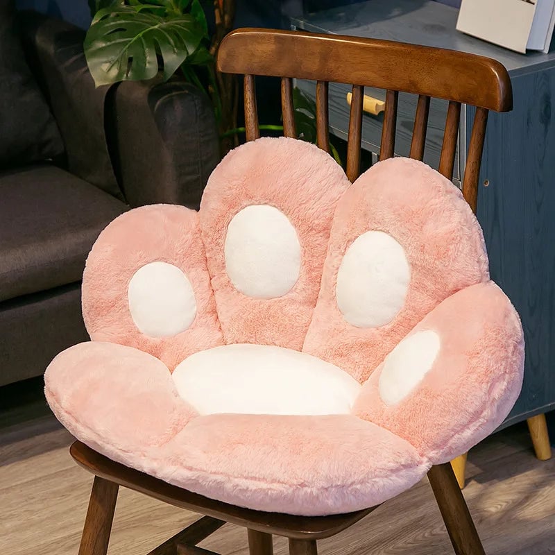 Cat Paw Shape Chair Cushion - Cozy Seat Pad Floor Pillow