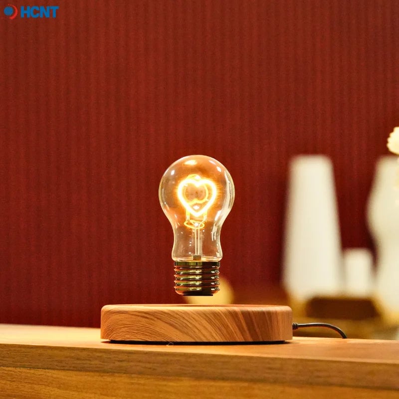 Magnetic Levitation LED Bulb Lamp - Floating Glass Desk Light
