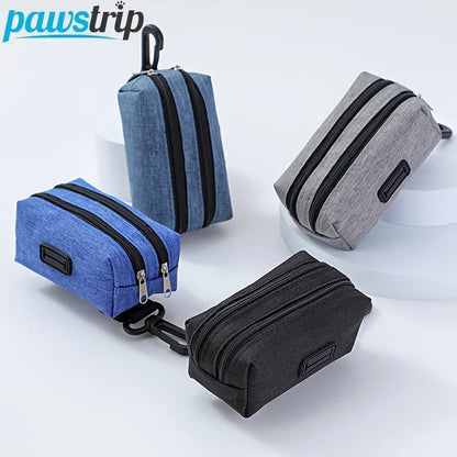 Portable Dog Poop Bag Holder Dispenser with Treat Storage Pet Waste