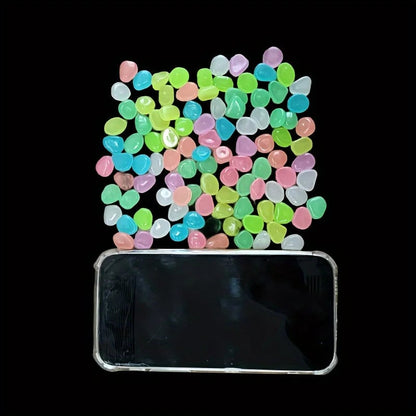 Luminous Glow Stone Decor 100/500pc Set - Aquarium Landscape Garden